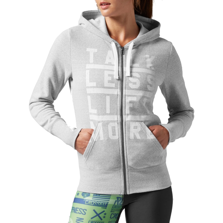 Reebok Women's CrossFit Full Zip Hoodie Saint Lucia Postal Service