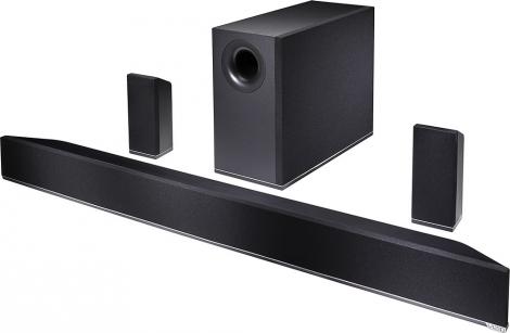 VIZIO - 5.1 Channel Soundbar System with Bluetooth and 6" Wireless Subwoofer - Black