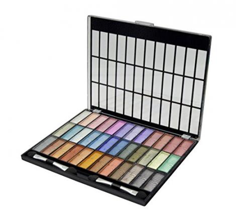 BYS 36 Shade Large Eyeshadow Palette Clear Cover Case