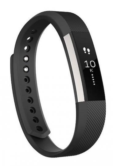 Fitbit Alta Fitness Tracker, Silver/Black