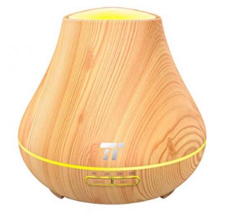 TaoTronics Essential Oil Diffuser, 400ml Wood Grain Aroma Diffuser for Aromatherapy